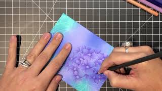 Mixing Mediums Part I: Distress Oxide Ink & Prismacolor Pencils