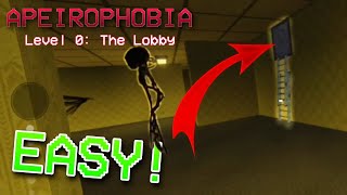 HOW TO ESCAPE Level 0: The Lobby in Apeirophobia (ROBLOX)