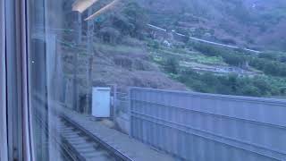 N700系新幹線 G19編成 ひかり505号 岡山行き 小田原 (通過) ~ 熱海 (通過)