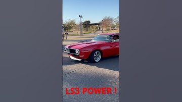 1968 FireBird 🔥 LS3 Powered Built With LS7 internals. Big Cam 🐎 #lsswap #restomod #FireBird #ls3