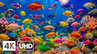 Aquarium 4K Ultra HD — Colorful Coral Reef Fish & Calming Music for Stress Relief screenshot 4