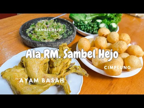 Resep Ayam Goreng Basah Ala Sambel Hejo