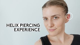 Helix piercing experience | Pain & Aftercare