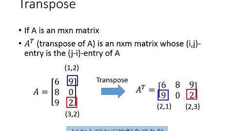 Linear Algebra Lecture 4: Matrix