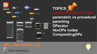 why i like houdini [4] nodes and proceduralism