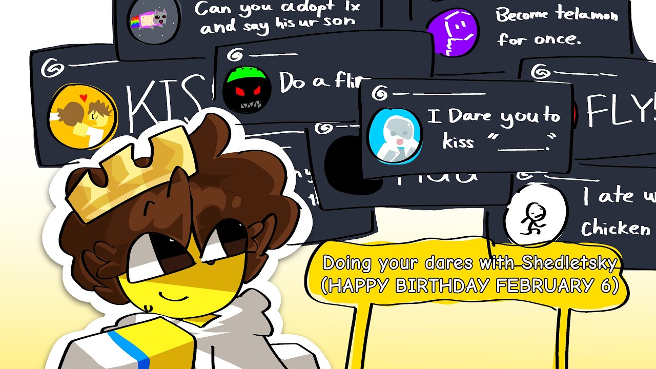 Doing your dares with Shedletsky | TRBLXA 