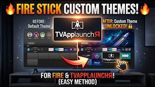 How to Change themes on FIRESTICK / ANDROID TV with TVAppLaunchR! screenshot 1
