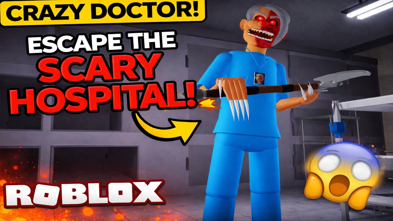 Escape The Horror Hospital Roblox! Scary Prison Game Challenge