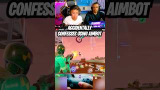 Accidentally confesses using AIMBOT 🎯 #romike #romike2013 #fortnite