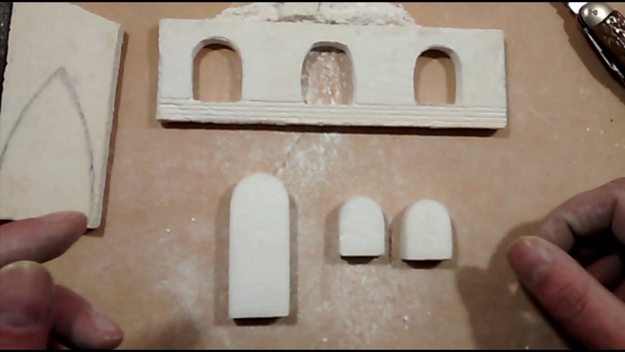 muros de yeso parte #1 para maqueta