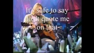 On a Plain Unplugged Nirvana Lyrics