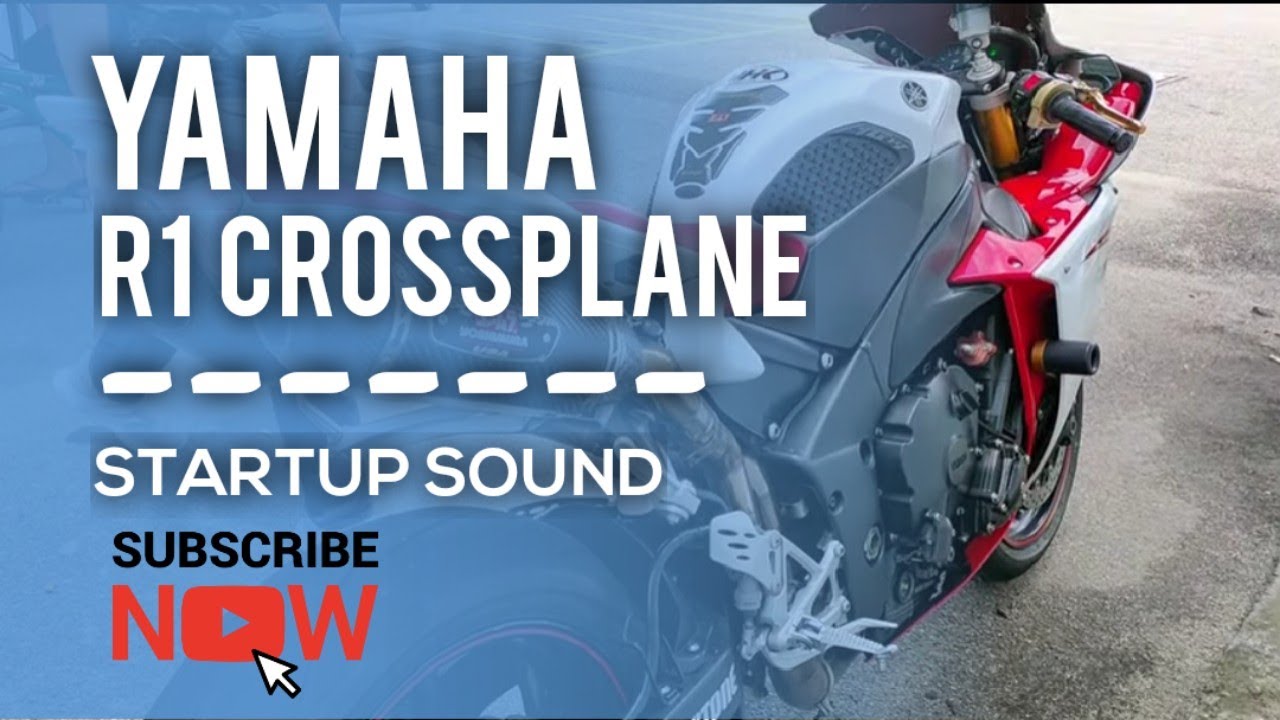 Yamaha R1 Crossplane Startup Sound