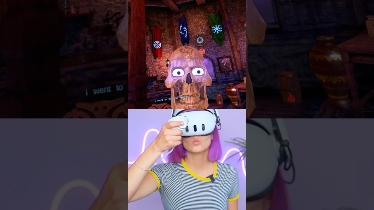 Can I kiss Skully? 😘💋(Waltz of the Wizard VR)