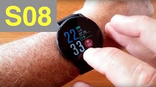 SENBONO S08 IP68 Waterproof Multi-Function Blood Pressure Sports Smartwatch: Unboxing and 1st Look