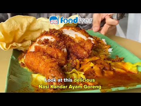 Flavourful Nasi Kandar Ayam Goreng in Puchong - YouTube