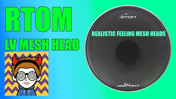 RTOM LV Mesh Heads Review and Demo - Best Low Volume Drum Heads?