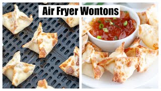 Air Fryer Wontons / Air fryer cream cheese wontons