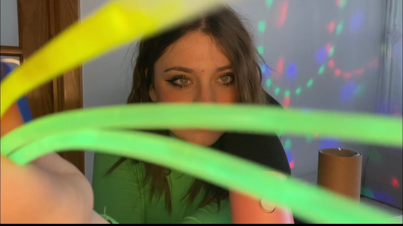 ASMR | Glow Sticks Massage for Your Face | Best ASMR Triggers 🩷 - YouTube