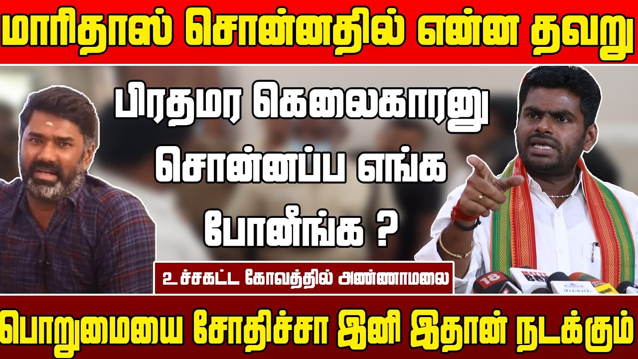 தைரியம் இருந்தா செய்ங்க - அண்ணாமலை | Annamalai Talk about maridhas arrest | Annamalai press meet