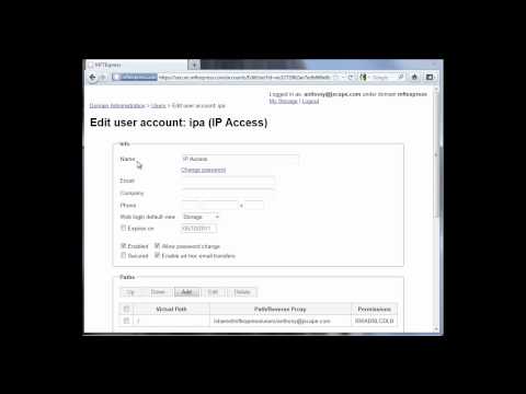 IP Access in MFTExpress