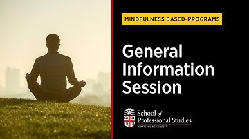 Mindfulness-Based Programs | General Information Session | November 13th, 2025