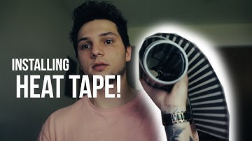 Installing Heat Tape In A Snake Rack!