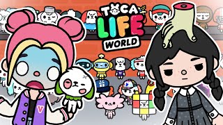 ALL CRUMPETS in TOCA BOCA about Wednesday Addams 🌎 Toca Life World secret crumpets Collection