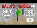Baldi's Basics VR 180 Degree Widescreen Gameplay