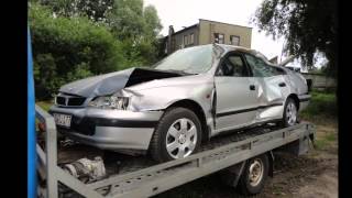 Toyota Carina E после ДТП 15.03.13 ещё и на ходу!!!