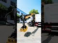 Dongfeng 4x2 LHD 16m 500kg Cummins Diesel engine grab truck for bamboo, wood handling works for sale