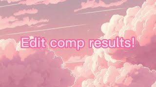 edit competition results!