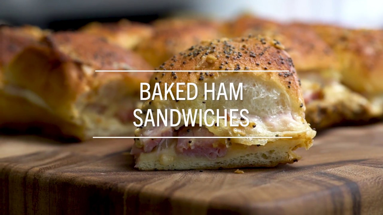 Baked Ham Sandwiches - YouTube