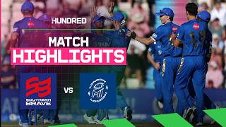 CRAZY final ball finish at Utilita Bowl 🥵 | Southern Brave v MI London  Highlights
