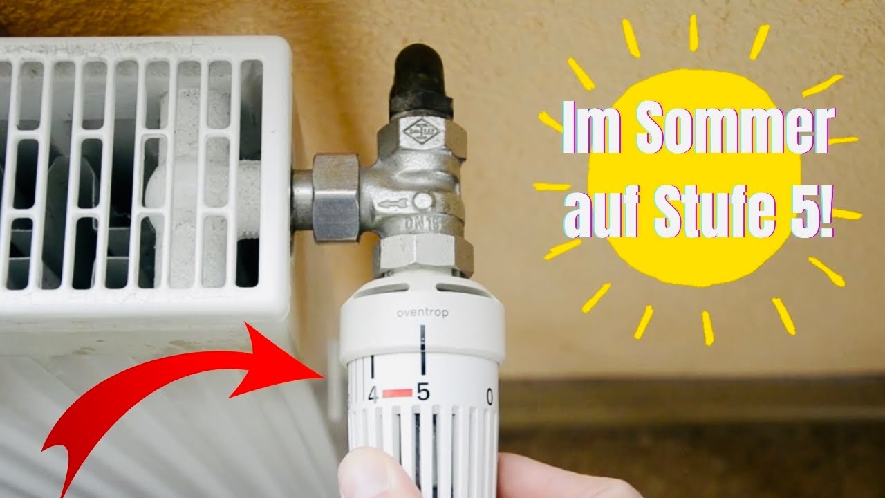 Heizung Im Sommer Auf 0 Oder Stern DARUM solltest du deine HEIZUNG im SOMMER VOLL aufdrehen! Heizung in