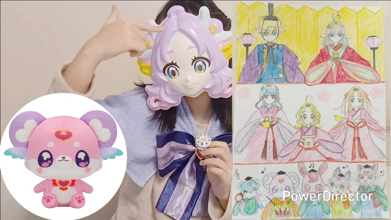 老眼ｷｭｱｱﾝｻｰ誕生💖ﾃｽﾄのご褒美🌸ひなまつり🎎名探偵ﾌﾟﾘｷｭｱ！#ｱﾙｶﾅ#小林みくる