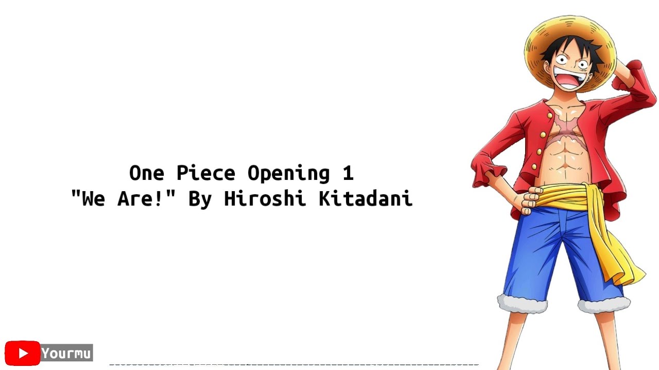 Part 1 - One Piece Opening 01 We Are! #Karaoke #romanizedlyrics