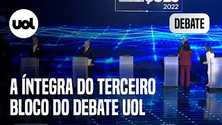 Debate: Veja a íntegra do terceiro bloco do Debate UOL