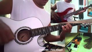 Deftones - Pink Maggit acoustic guitar + bass cover