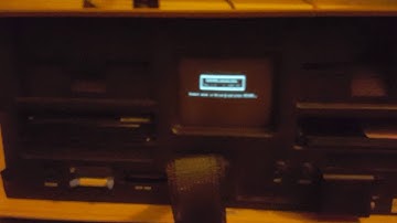 Osborne One boot sequence (after warm up)