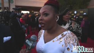 Stellar Awards 2016:  On The Red Carpet with Alexis Spight #ArtSoulTV @artsoulradio