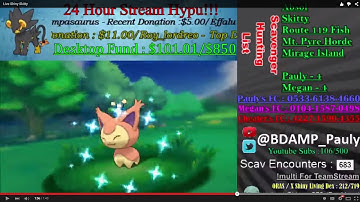 Live Shiny Skitty In Pokemon ORAS After 207 Encounters via DexNav Chaining