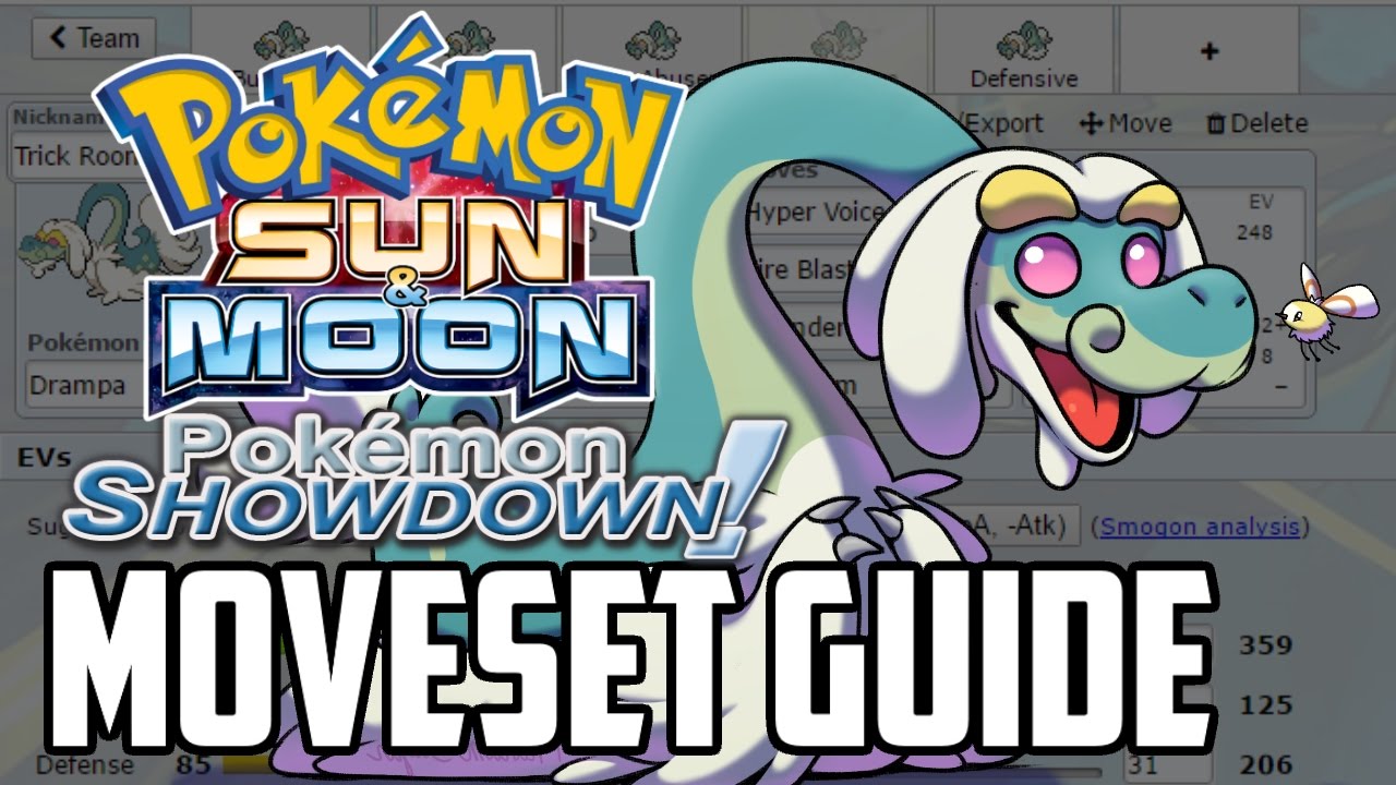 How to Use Drampa in Pokemon Sun and Moon OU - Drampa Moveset
