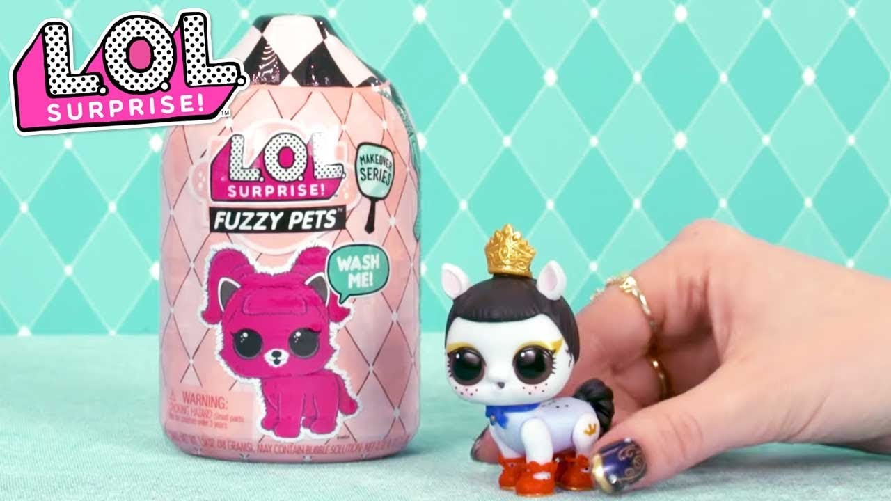 youtube lol surprise fuzzy pets