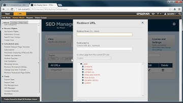 SEO Manager - Redirect an old URL to a page in the EPiServer page tree