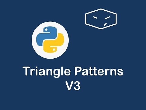triangle patterns v3 in python 😀
