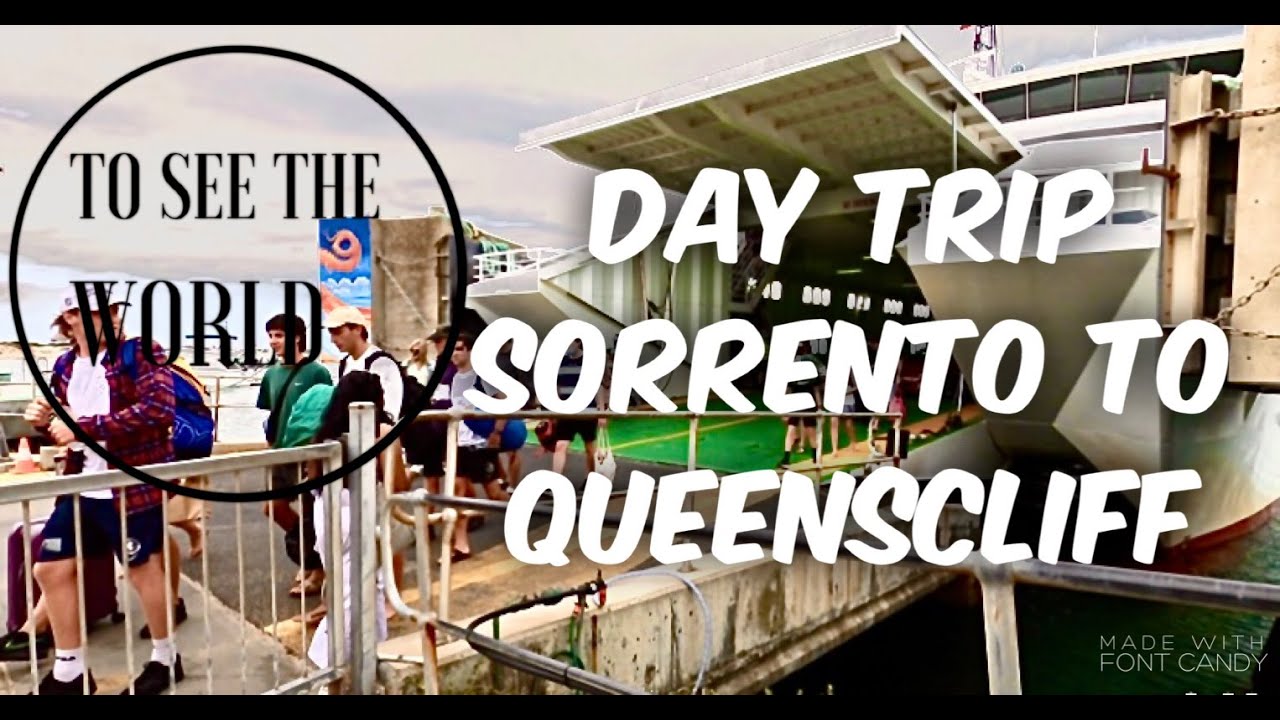 4K Virtual Tour - Day Trip on Ferry - Sorrento to Queenscliff - Australia - 2 Jan 2021- Summer