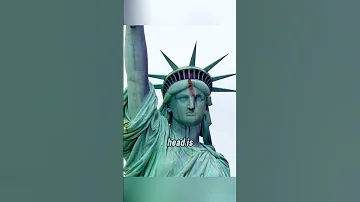 #shorts The Statue of Liberty's face is bleeding. How can that be?