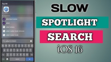 How To Fix Spotlight Slow Search After iOS 16 Update||| Spotlight Lag On iPhone Update