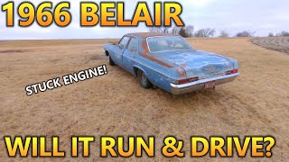 1966 Chevy Belair  STUCK ENGINE | Will It Run AND Drive After Sitting for Years!? (Old Car Revival)