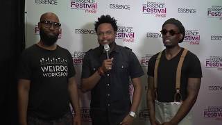 Jawn Murray interviews music duo Louis York at Essence Festival